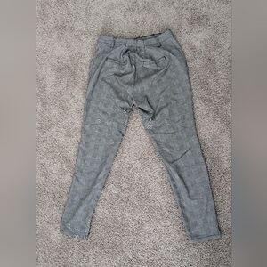 Gray Plaid Trousers By Janina Size XXL